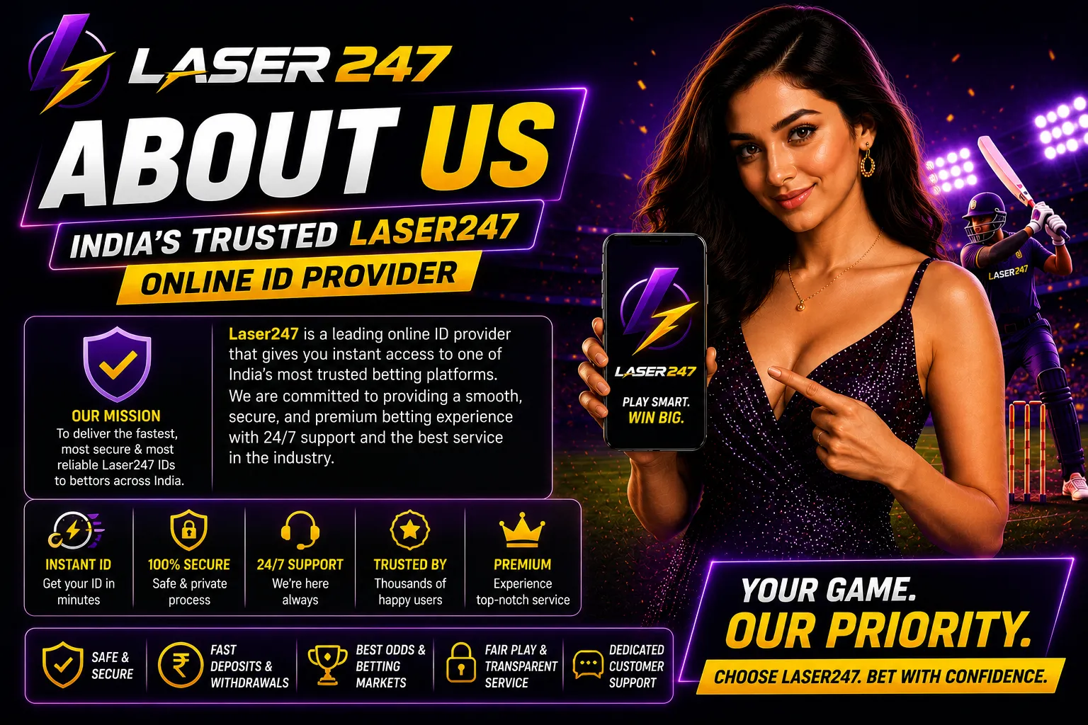 About Us — India's Trusted Laser247 Online ID Provider